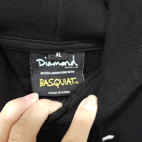 Diamond Supply Co. X Basquiat XL Gem Spa Decal Used Minor Fading Flaws - Picture 3 of 10